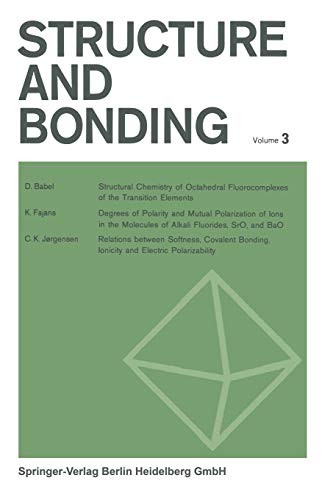 Cover for Structure and Bonding