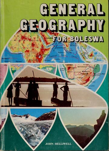 Cover for General geography for Boleswa
