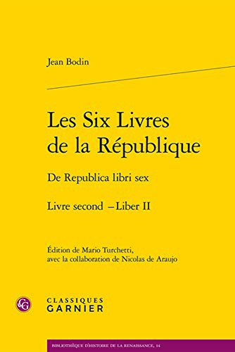 Cover for Les Six Livres de la Republique / de Republica Libri Sex