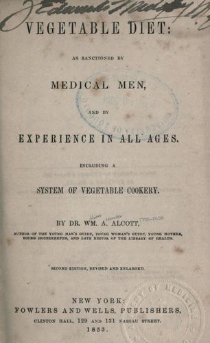 Cover for Vegetable diet