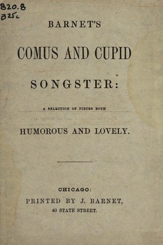 Cover for Comus and cupid songster