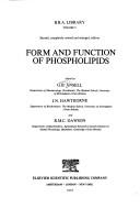 Cover for Form and function of phospholipids.