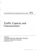 Cover for Traffic capacity and characteristics.