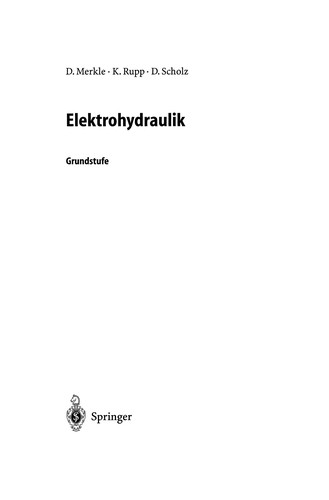 Cover for Elektrohydraulik