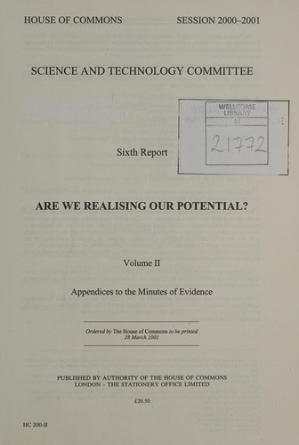 Cover for Are we realising our potential?.