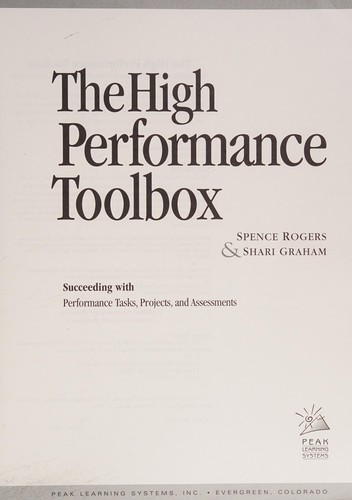 Cover for The high performance toolbox