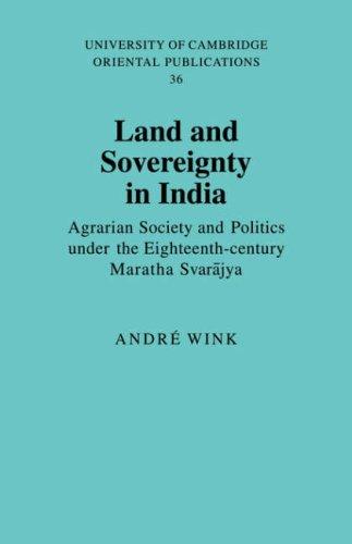 Cover for Land and Sovereignty in India
