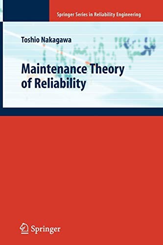 Cover for Maintenance Theory of Reliability