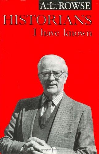 Cover for Historians I have known