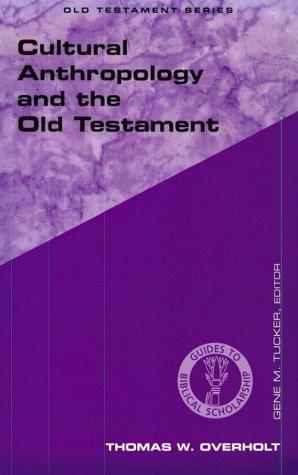 Cover for Cultural anthropology and the Old Testament