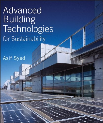 Cover for Advanced building technologies for sustainability
