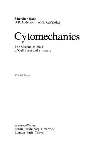 Cover for Cytomechanics