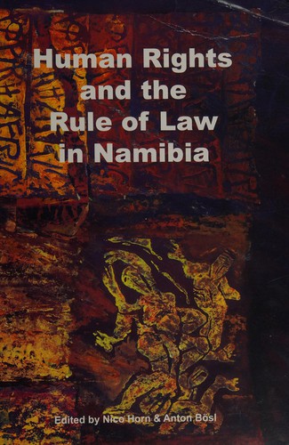 Cover for Human rights and the rule of law in Namibia