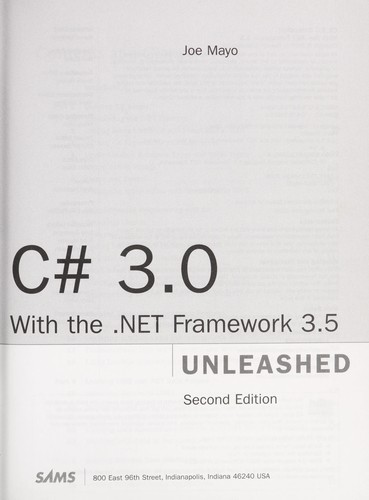 Cover for C♯ 3.0 unleashed