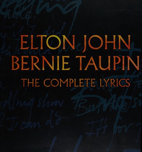 Cover for Elton John, Bernie Taupin