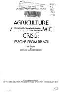 Cover for Agriculture and economic crisis