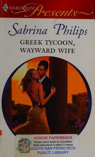 Cover for Greek Tycoon, Wayward Wife