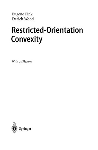 Cover for Restricted-Orientation Convexity