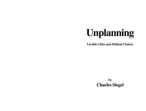 Cover for Unplanning