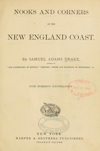 Cover for Nooks and corners of the New England coast