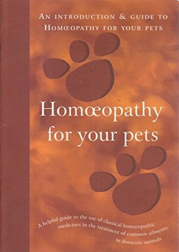 Cover for Homoeopathy for Your Pets