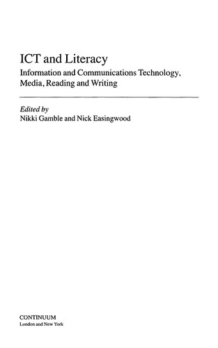 Cover for ICT and literacy