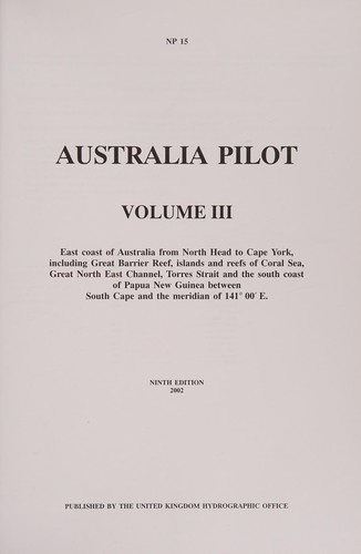 Cover for Australia pilot.