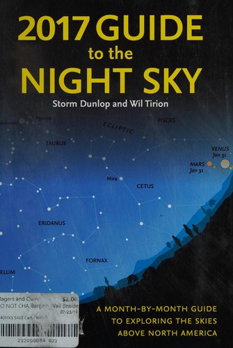 Cover for 2017 guide to the night sky