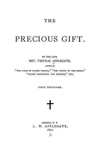 Cover for The precious gift