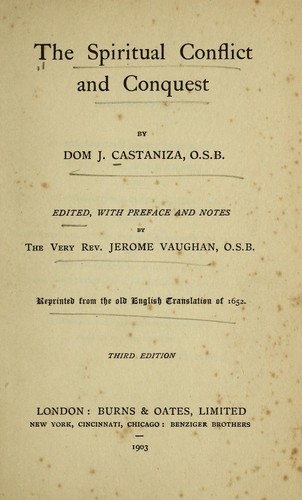 Cover for The spiritual conflict and conquest