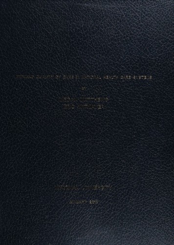 Cover for Defining quality of care in national health care systems
