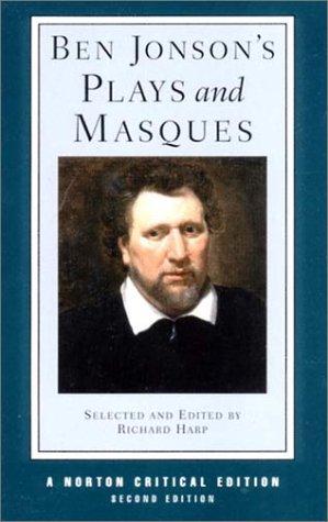 Cover for Ben Jonson's plays and masques