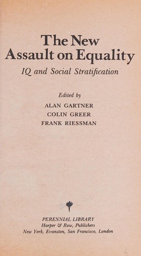 Cover for The new assault on equality