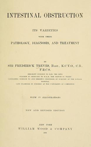 Cover for Intestinal obstruction