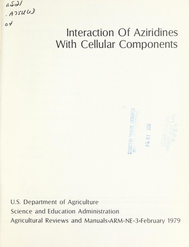 Cover for Interaction of aziridines with cellular components