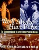 Cover for We'll always have Paris