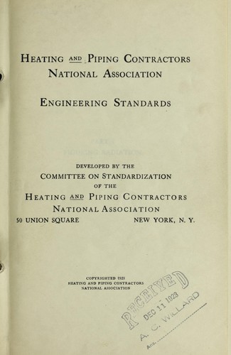 Cover for Engineering standards
