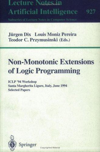 Cover for Non-monotonic Extensions Of Logic Programming