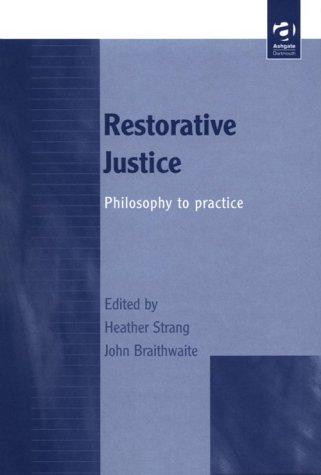 Cover for Restorative justice