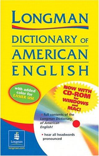 Cover for Longman Dictionary of American English, Second Edition (Paper with CD-ROM, Two-Color Version)