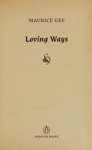 Cover for Loving ways