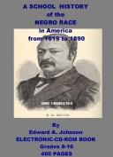 Cover for A School History of the Negro Race in America from 1619 to 1890