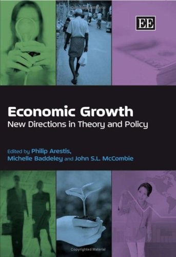 Cover for ECONOMIC GROWTH: NEW DIRECTIONS IN THEORY AND POLICY; ED. BY PHILIP ARESTIS.