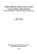 Cover for Discursive practices and linguistic meanings