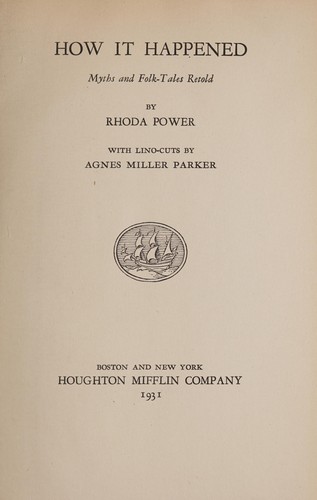 Cover for How it happened