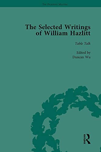 Cover for Selected Writings of William Hazlitt Vol 6