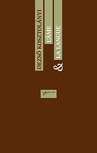 Cover for L'âme et la langue