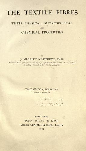 Cover for The textile fibres