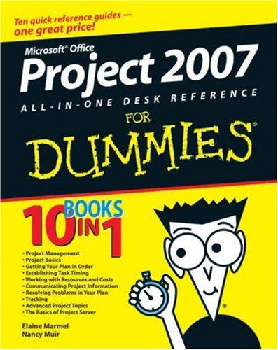 Cover for Microsoft Office Project 2007 All-in-One Desk Reference For Dummies (For Dummies: Home & Business Computer Baiscs)