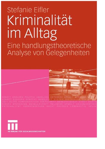 Cover for Kriminalita t im Alltag